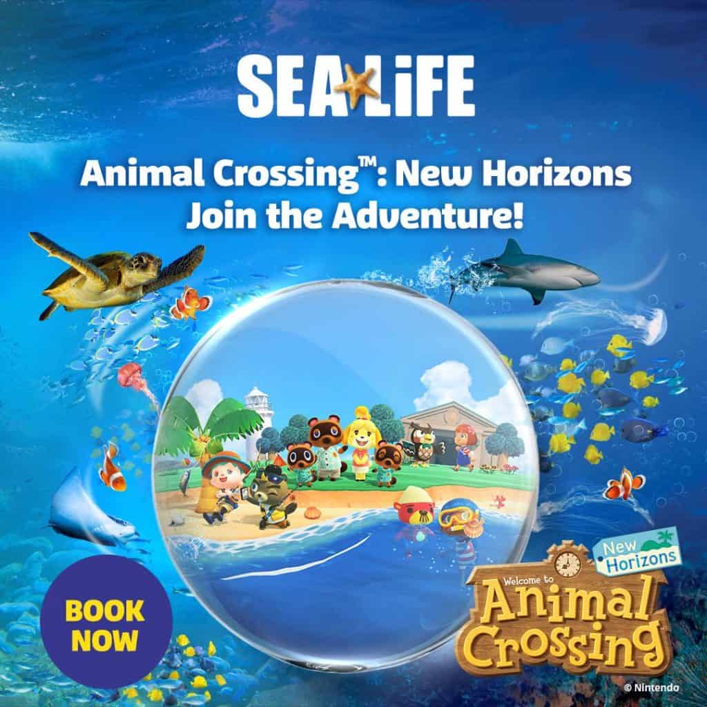 Animal Crossing at SEA LIFE Birmingham poster
