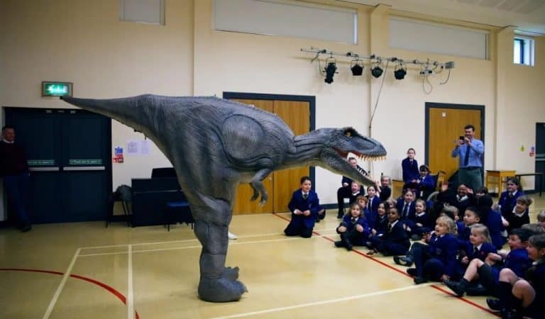 Vote for your school. Win a free Reggie the T-Rex visit in Northamptonshire