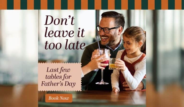 Father’s Day Lunch in Northamptonshire: Three Great Pubs to Book Right Now