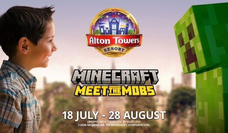 Minecraft Meet the Mobs is Coming to Alton Towers This Summer