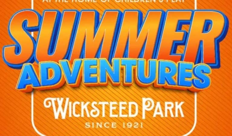 Summer Adventures at Wicksteed Park promotional graphic, home of children's play, since 1921